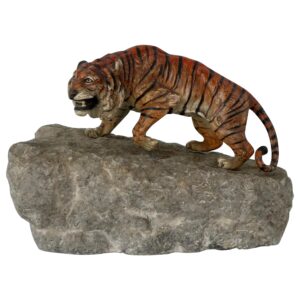 Austrian Cold Painted Bronze Tiger, circa 1900