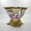 Paris porcelain bowl with ormolu mounts, c. 1880.