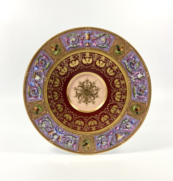 Vienna porcelain stand. Neo Classical. dated 1798.
