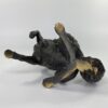Austrian bronze Fox inkwell, c. 1890. stamp under side