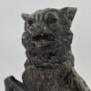 Austrian bronze Fox inkwell, c. 1890.