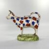 21F897E7-1248-4A2D-BD56-28063907E98C Swansea pottery cow creamer, c. 1820.
