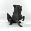 Austrian bronze Fox inkwell, c. 1890.