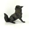 Austrian bronze Fox inkwell, c. 1890.