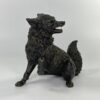Austrian bronze Fox inkwell, c. 1890.