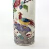Chinese porcelain spill vase. Exotic Birds. c. 1890.