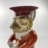 Rare Staffordshire pottery cat jug, c. 1860. eye