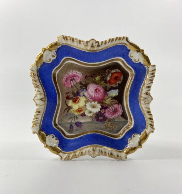 886CF2DB-56DD-4344-8AA6-77AEC376CF53 Rockingham porcelain pin tray, c. 1835.