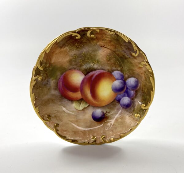 Royal Worcester ‘Fruit’ pin tray. William Robert’s, d. 1952.