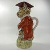 Rare Staffordshire pottery cat jug, c. 1860.