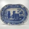 Spode ‘Caramanian’ series meat plate, ‘Castle of Boudron’, c. 1815.