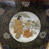 Japanese cloisonné koro & cover. c. 1890. Meiji Period. closeup
