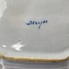 60DA03C8-564C-49F7-B033-20D58959B1A3 Dutch Delft large serving dish. Van Duyn Factory. c. 1765. stamp