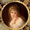 98FD6225-732C-46A5-9B72-81098D8B5478 Carl Thieme porcelain portrait plate, c. 1900.