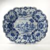 Dutch Delft large serving dish. Van Duyn Factory. c. 1765 Dutch Delft large serving dish. Van Duyn Factory. c. 1765.