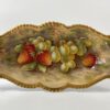 Royal Worcester ‘Fruit’ shaped dish, E. Townsend, dated 1937 Royal Worcester ‘Fruit’ shaped dish, E. Townsend, dated 1937.