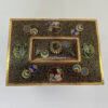 Japanese cloisonné koro & cover. c. 1890. Meiji Period. top