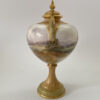 Royal Doulton vase and cover, signed J.H. Plant, c. 1900.