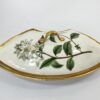 Chamberlains Worcester botanical serving dish, c. 1815. Stamp