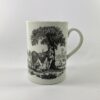 686BD6B5-FEA5-44D9-8515-9BBB097DFF98 Worcester printed mug, ‘Rural Lovers’ & ‘Milkmaid’ pattern, c. 1765.