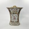 Pair Chinese porcelain bough pots. c. 1760. Qianlong Period. closeup
