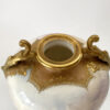Royal Doulton vase and cover, signed J.H. Plant, c. 1900. gold rim