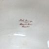 Chamberlains Worcester botanical serving dish, c. 1815. Stamp