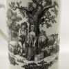 A1C6310D-064C-483D-B66D-C9F10298E569 Worcester printed mug, ‘Rural Lovers’ & ‘Milkmaid’ pattern, c. 1765.