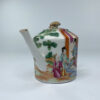 Chinese porcelain teapot. Famille rose, c. 1850.