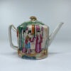 Chinese porcelain teapot. Famille rose, c. 1850.