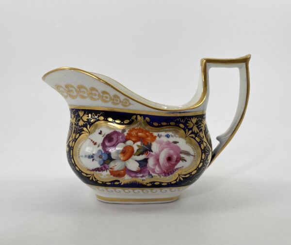 Coalport porcelain cream jug, c. 1830 Coalport porcelain cream jug, c. 1830.