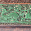Chinese jade and boxwood table screen. ‘Shoulao’, early 19th. C.