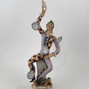 Meissen porcelain figure “Der Jongleur”, Peter Strang. c.1976