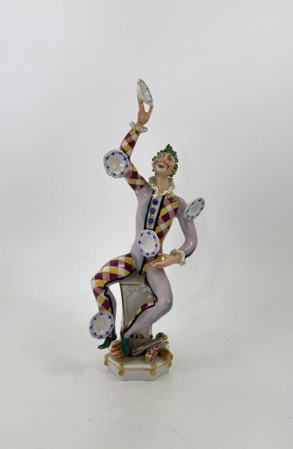 Meissen porcelain figure “Der Jongleur”, Peter Strang. c.1976