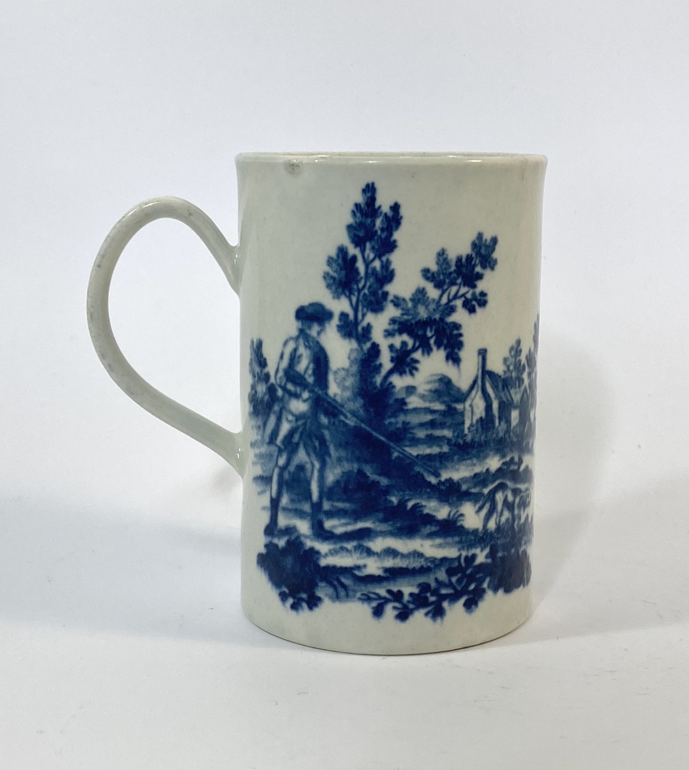 Worcester printed ‘Hunting’ mug, c. 1775 Worcester printed ‘Hunting’ mug, c. 1775