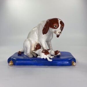 Copeland & Garrett group of Spaniels, c. 1840.