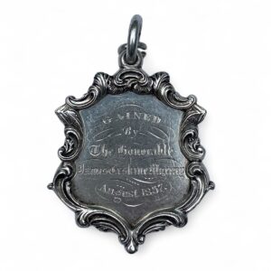 Scottish silver agricultural show medal, Edinburgh, 1837.