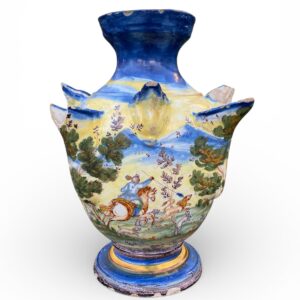 Talavera de la Reina tulipiere, Spain, c. 1660.