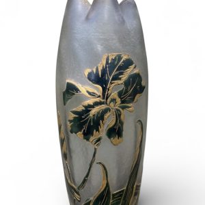 Legras Mont Joye overlaid glass vase, France, c. 1925.