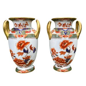 Spode Copeland’s pair of Imari vases, c. 1900.