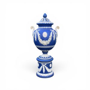 Adams and Bromley jasper pot pourri, c. 1880.