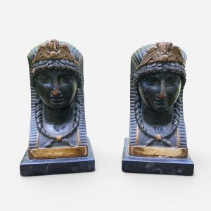 Pair of English carved wood Sphinxes, Thomas Hope, c. 1810.