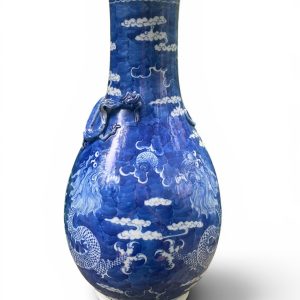 Chinese porcelain Dragon vase, 19th Century.