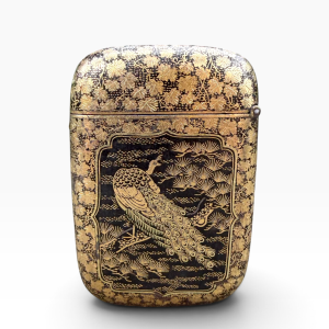 Komai style vesta case, Japan, c. 1900, Meiji Period.